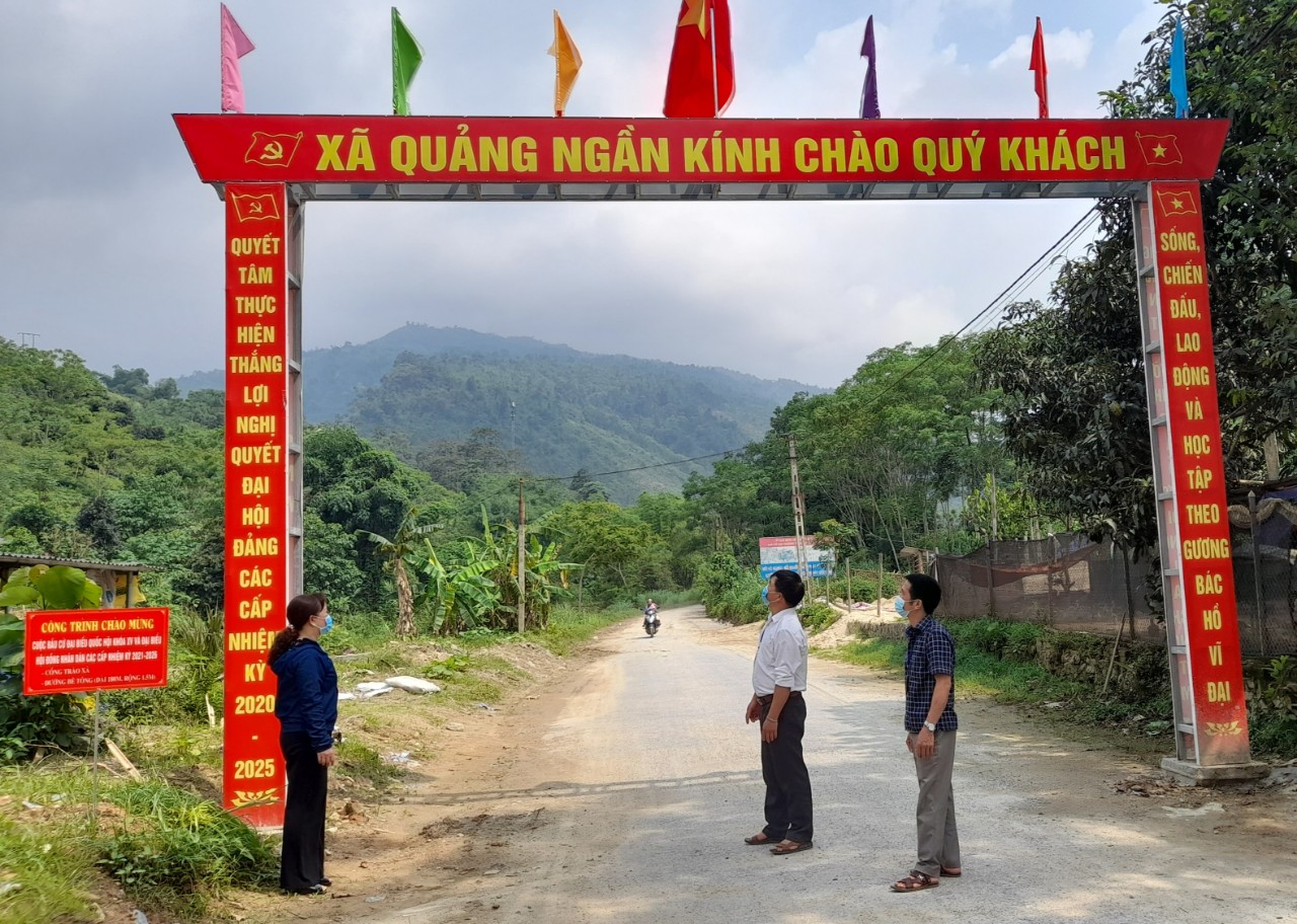 Xã Quảng Ngần hoàn thành các công trình chào mừng cuộc bầu cử